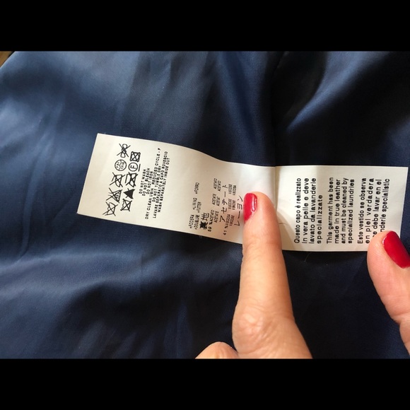 SEE BY CHLOE BLUE LEATHER JACKET - Picture 12 of 15